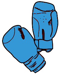 Boxhandschuhe Blau
